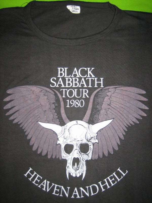 Black Sabbath Shirt & Merchandise Archive