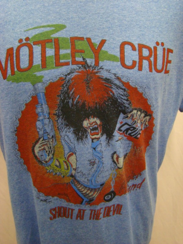 Motley Crue Shirt & Merchandise Archive